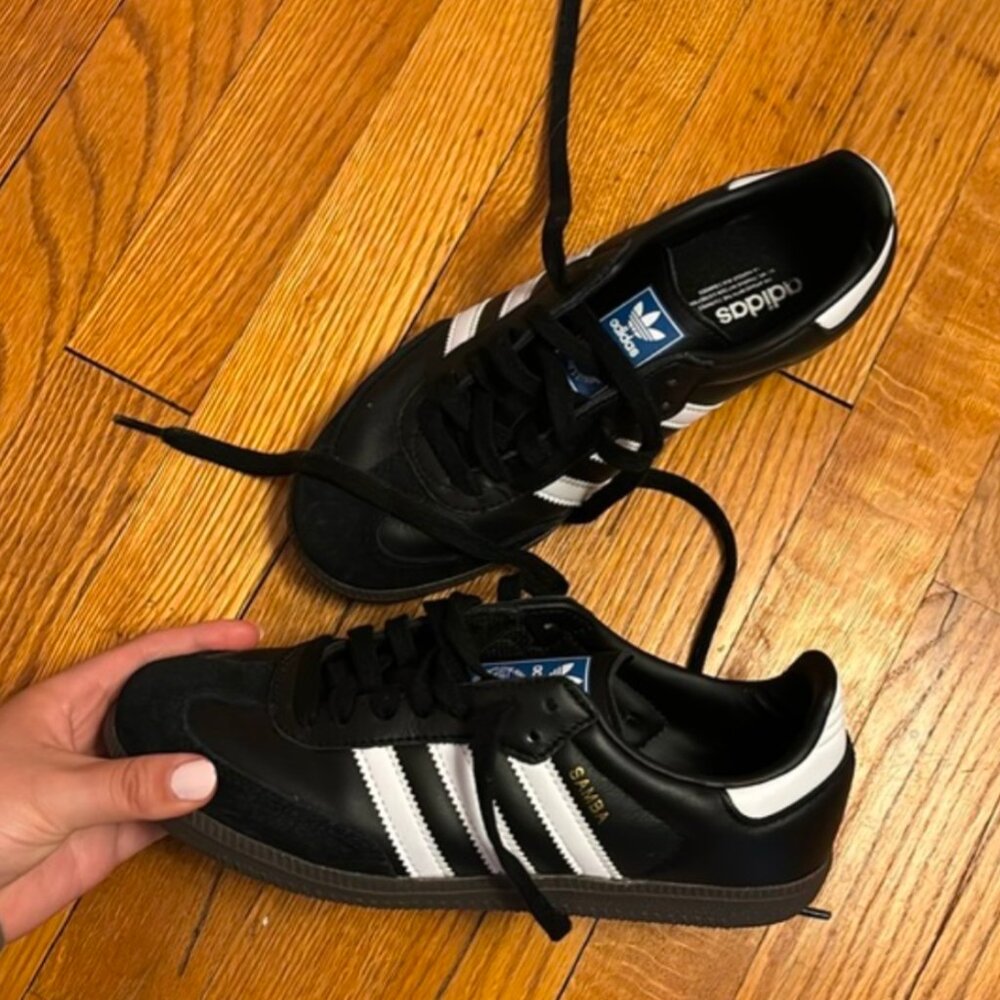 Black Adidas Sambas Size 8.5 Mens